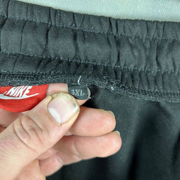 Nike Jogger Pants Men's Size 3XL Black Pull On Drawstring Zip Pockets - Picture 5 of 10
